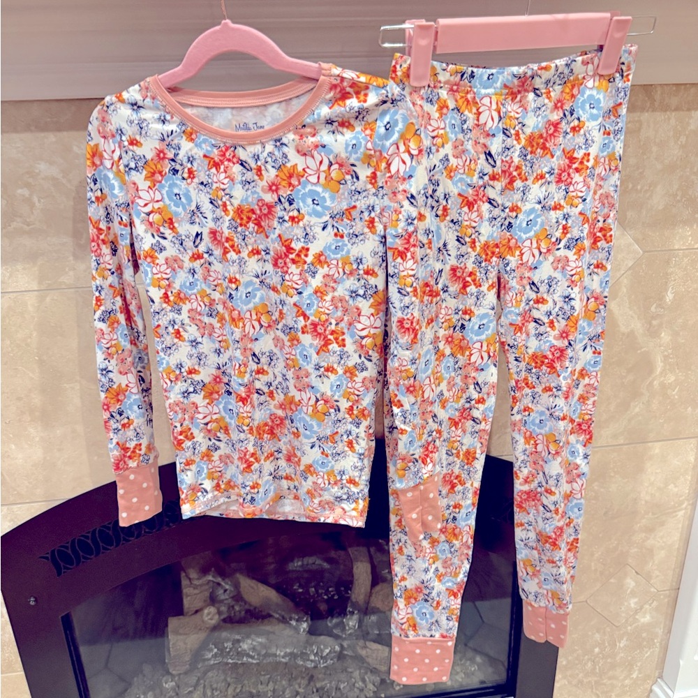 Matilda Jane Floral Pajamas size 10 EUC $30